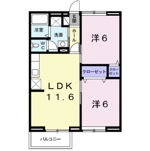 アルファ　ワンの間取り