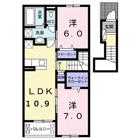 クールメゾン江原の間取り