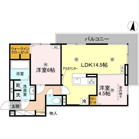 【間取り】 | D-ROOM御厨中