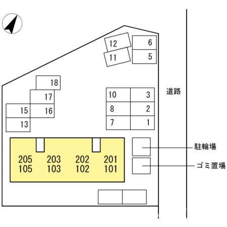 シャトレー Ｓの区画図
