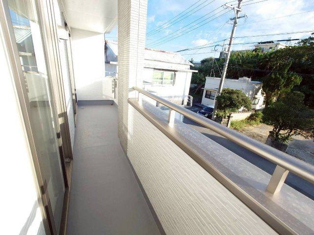 ＋＋沖縄市知花１丁目－E号棟（全5棟）のバルコニー|【※参考画像※】