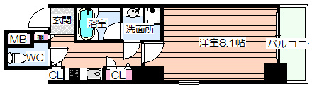 【間取り】 | エイペックス梅田東