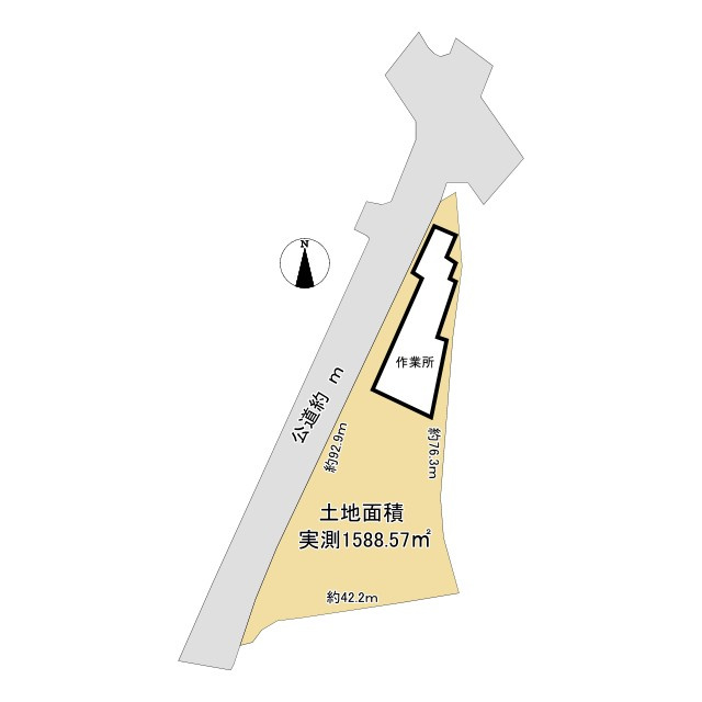 津市芸濃町林 倉庫の間取り