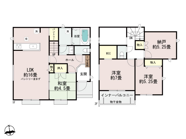 ＋＋沖縄市知花１丁目－C号棟（全5棟）の間取り|C号棟