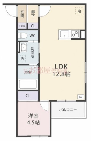 Le cocon江戸屋敷の間取り