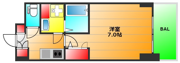セレニテ難波リアンの間取り|現状有姿