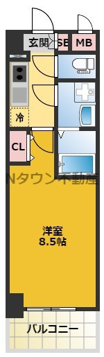 【間取り】 | S-RESIDENCE浄心Ⅱ | 間取りです。