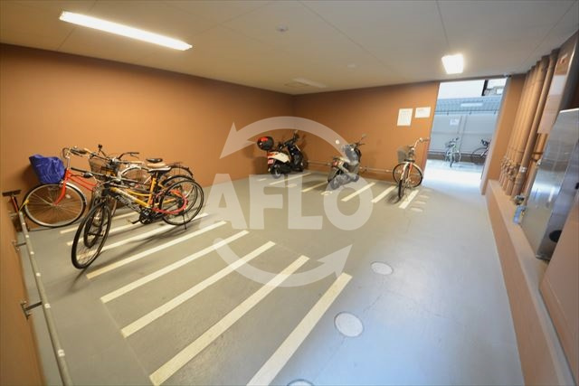 プレサンス上町台東平のその他|プレサンス上町台東平　バイク置場