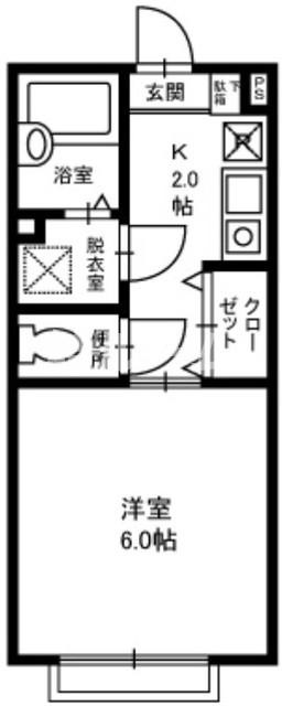 豊島区長崎３丁目のアパートの間取り