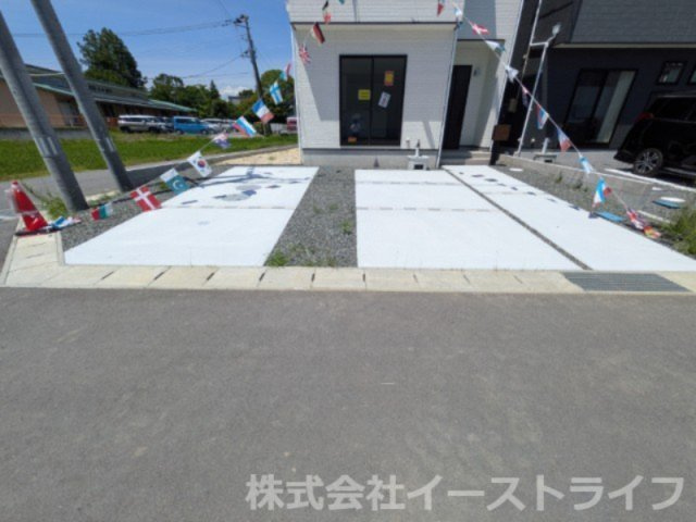 【新築戸建】　いわき市錦町花ノ井3期の駐車場|1号棟駐車場