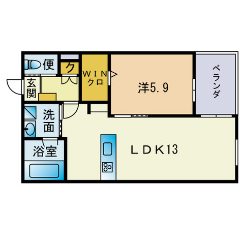 Fontana板付の間取り