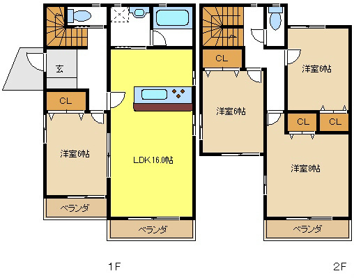 洞邸の間取り