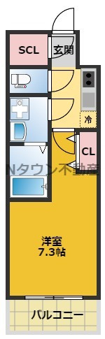 【間取り】 | S-RESIDENCE浄心 | 間取りです。