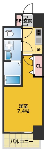 【間取り】 | S-RESIDENCE浄心 | 間取りです。