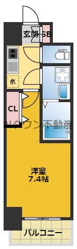 【間取り】 | S-RESIDENCE浄心 | 間取りです。
