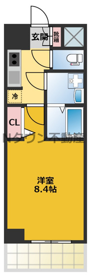 【間取り】 | S－RESIDENCE庄内通 | 間取りです。