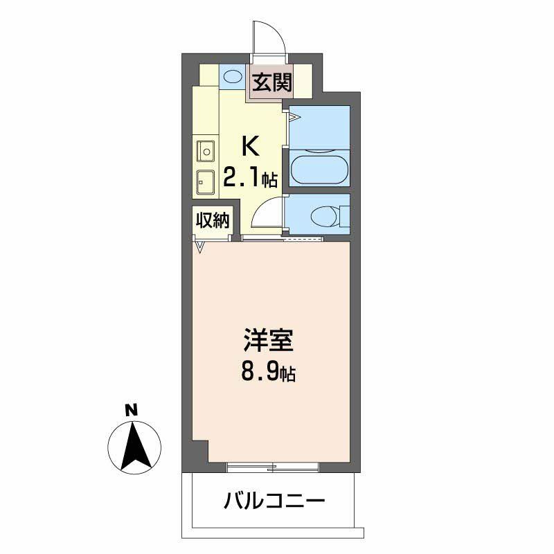 泉川マンションの間取り