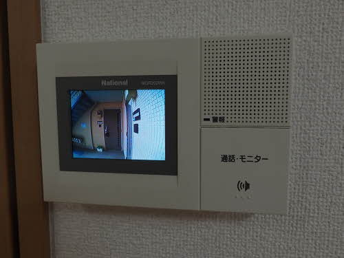 シャーメゾン新合川のセキュリティ|TVモニター付きで安心です☆