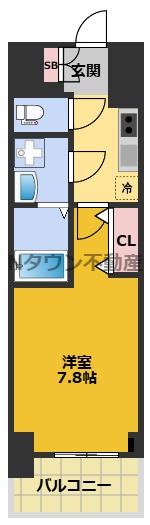 【間取り】 | S-RESIDENCE庄内通駅前curere(クラーレ) | 間取りです。