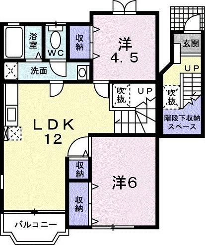 クレディ彩Ⅱの間取り