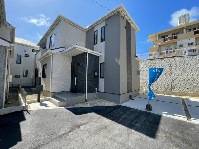 ＋＋沖縄市知花１丁目－B号棟（全5棟）の外観|落ち着いた雰囲気の外観です