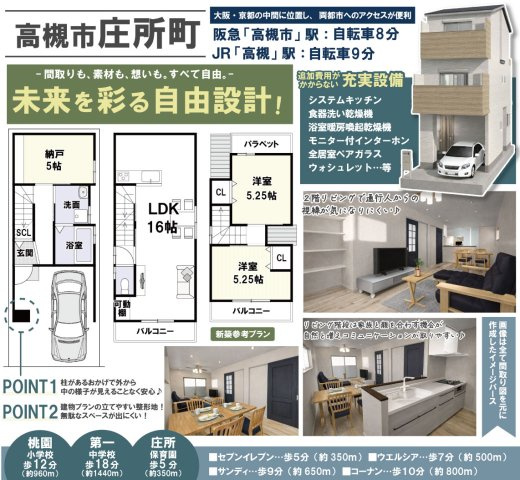 庄所町の区画図
