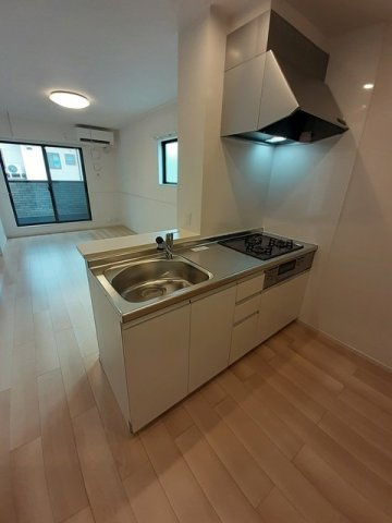 メゾン　ド　シュエットⅡ　　刈谷市近郊の賃貸はクラスホーム刈谷店のキッチン|コンパクトなキッチンで掃除もラクラク