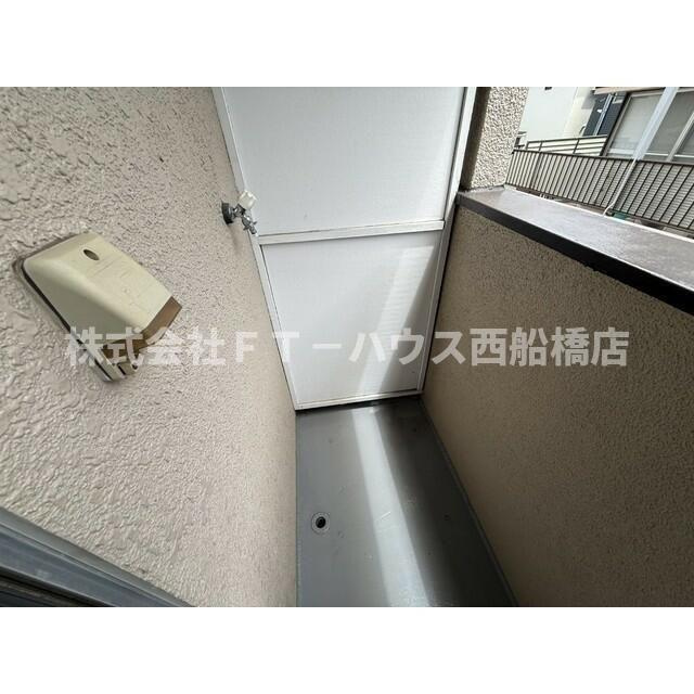 第一ローズハイツのバルコニー