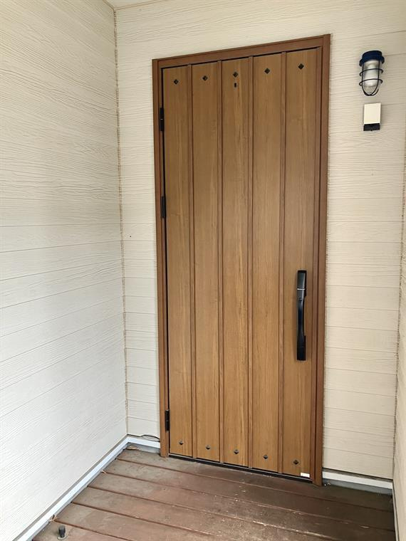 富士見が丘戸建のエントランス