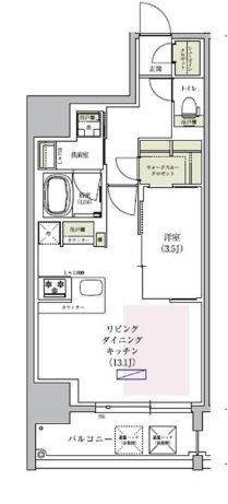 【間取り】 | アーバネックス谷町四丁目