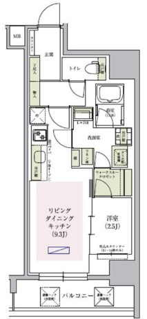 【間取り】 | アーバネックス谷町四丁目
