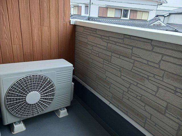 サン　ハイツのバルコニー