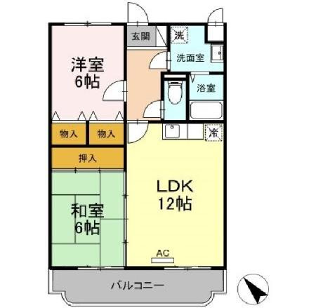 メゾンルミエールの間取り