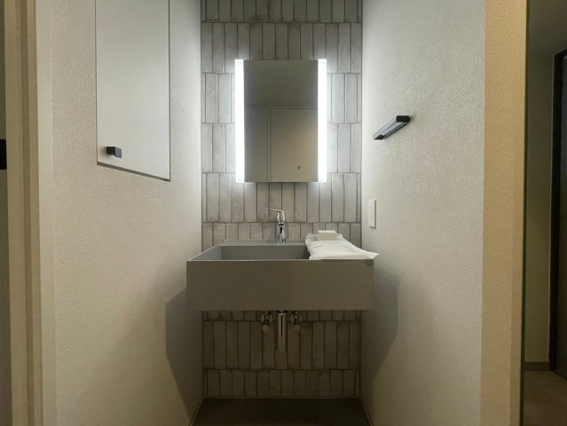 アーバネックス本町Ⅱの独立洗面台