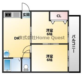 【間取り】 | ニッコーハイツ