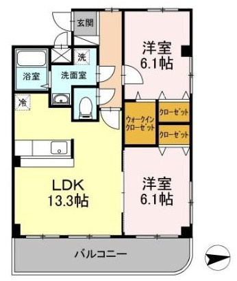 サンモール スクエアの間取り