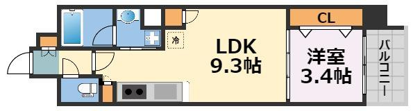 アーバネックス心斎橋EASTの間取り