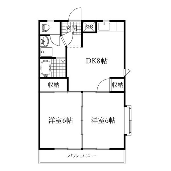 【間取り】 | シャンポール高畑