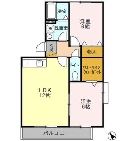 メゾン・プランドールの間取り