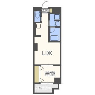 トモ南堀江の間取り