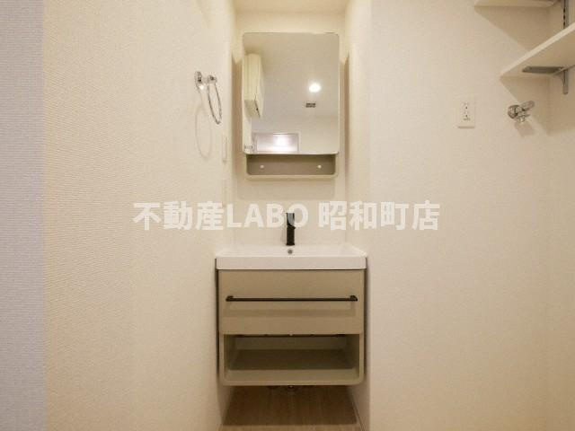 セレニテ谷九プリエの洗面所