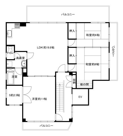 H-SQUARE栗原の間取り