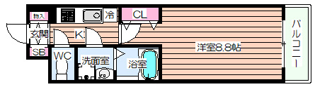 【間取り】 | エスリード福島第5