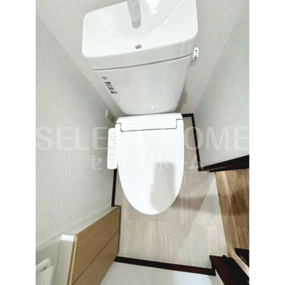 【トイレ】 | ライトハイツＥ棟 | 落ち着いた色調のトイレです