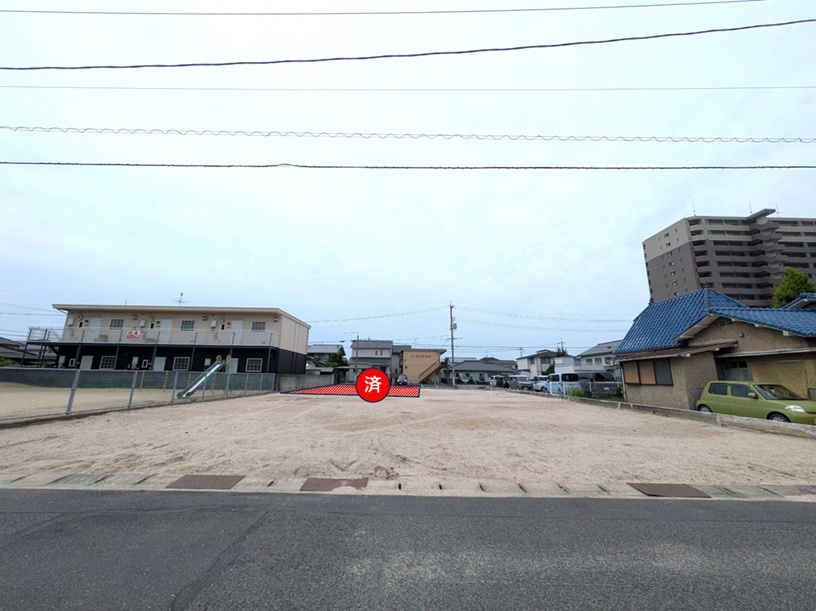 岡山市築港栄町GRAFARE ①号地の外観|◆その他2区画ございます。