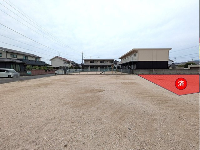岡山市築港栄町GRAFARE ②号地の外観|◆②号地の敷地面積は173.63㎡（52.5坪）です。