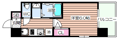 【間取り】 | エステムコート大阪WESTⅡ