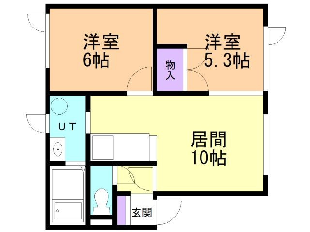 アーバンハイツ元町五番館の間取り