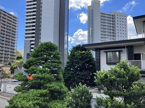 クロスレジデンス白金高輪のその他|バルコニーからの眺望　※2023年8月撮影