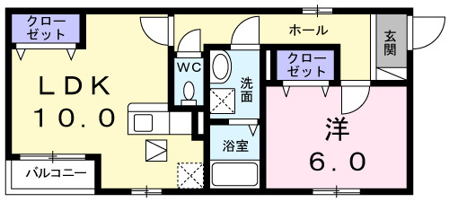 カーサ・神田の間取り|間取図